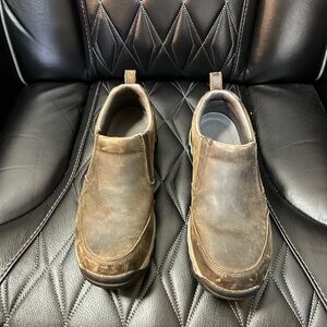 Duluth Trading Co Brown Boots Slip-On Comfort